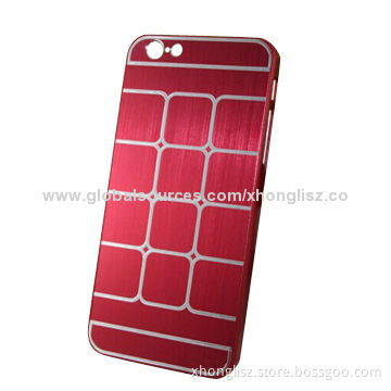Metal brush finished phone case for iPhone, accept small qty wholesalesNew